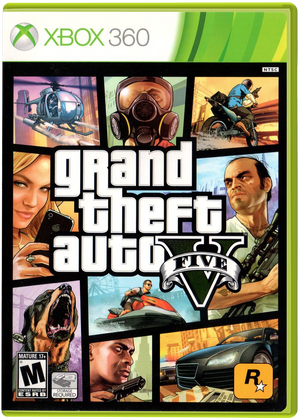 XBox 360 - Grand Theft Auto V (USA) (Box-Front).png